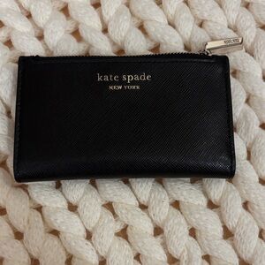 Kate Spade Black Zip Wallet